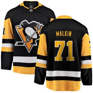 Herren Pittsburgh Penguins Eishockey Trikot Evgeni Malkin #71 Breakaway Schwarz Fanatics Branded  Heim